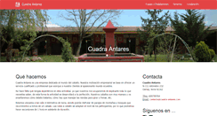 Desktop Screenshot of cuadra-antares.com